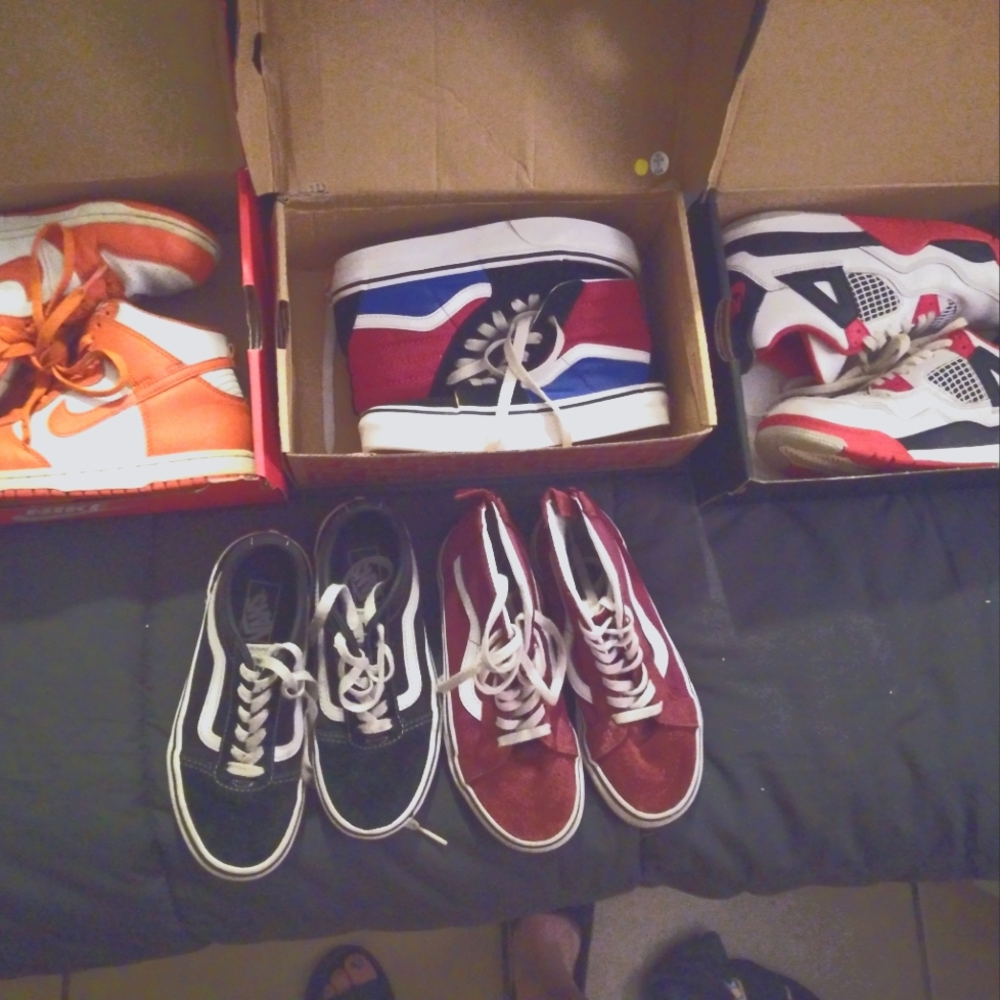 Shoes for kids size 1. Vans Jordans and nike